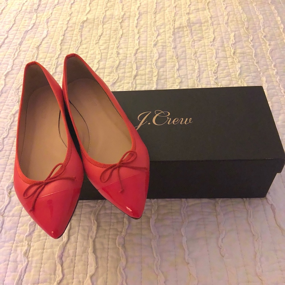Pink JCrew Flats Size 6
